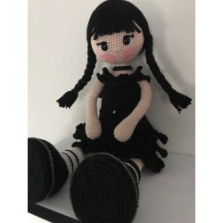 Doll Wednesday Addams and the Thing