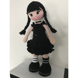 Doll Wednesday Addams and the Thing