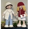 Doctor and Nurse Crochet Doll Pattern